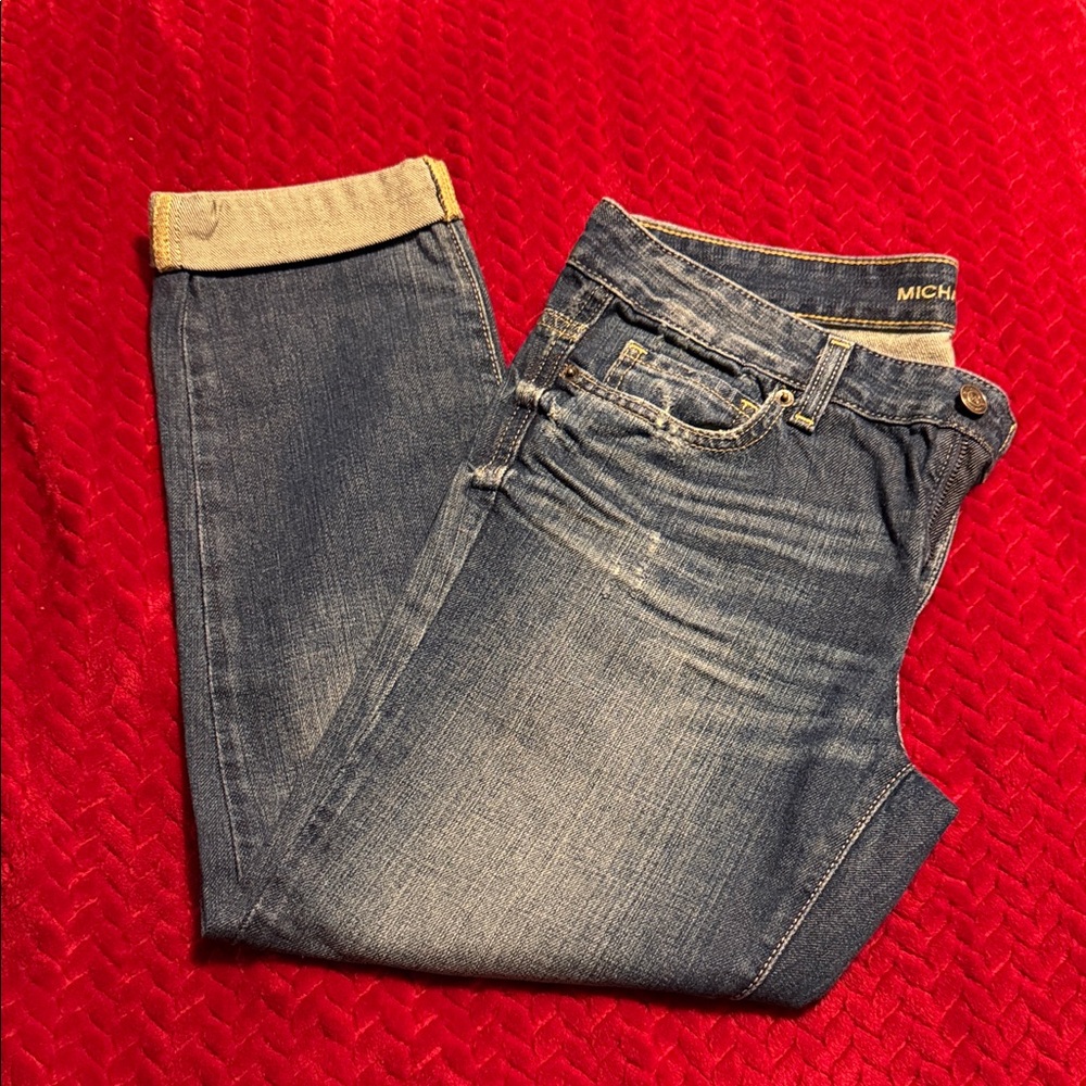 Michael Kors Blue Ankle Jeans